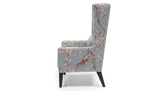 Slogan Wing Chair(Blue Nightingale)